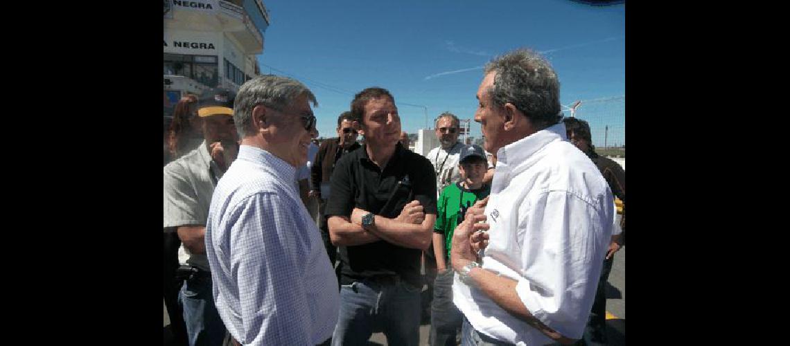 El Flaco Traverso y Guillermo Ortelli visitaron el AutÃ³dromo Sudamericano Miguelangel 