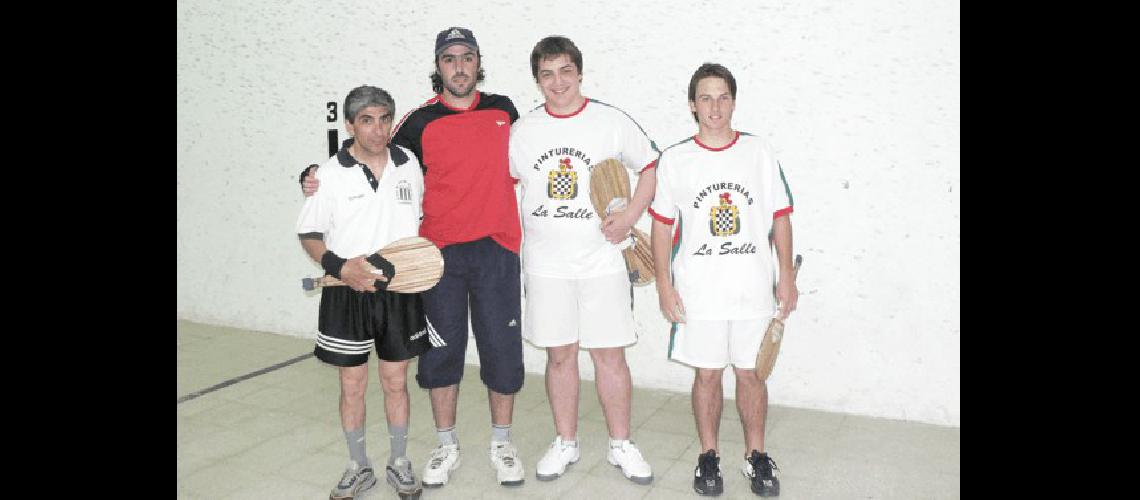 Los campeones locales previo al partido que enfrentaron a Centro Vasco de Mar del Plata 