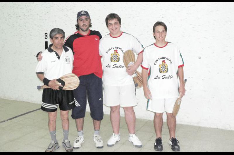 Los campeones locales previo al partido que enfrentaron a Centro Vasco de Mar del Plata 