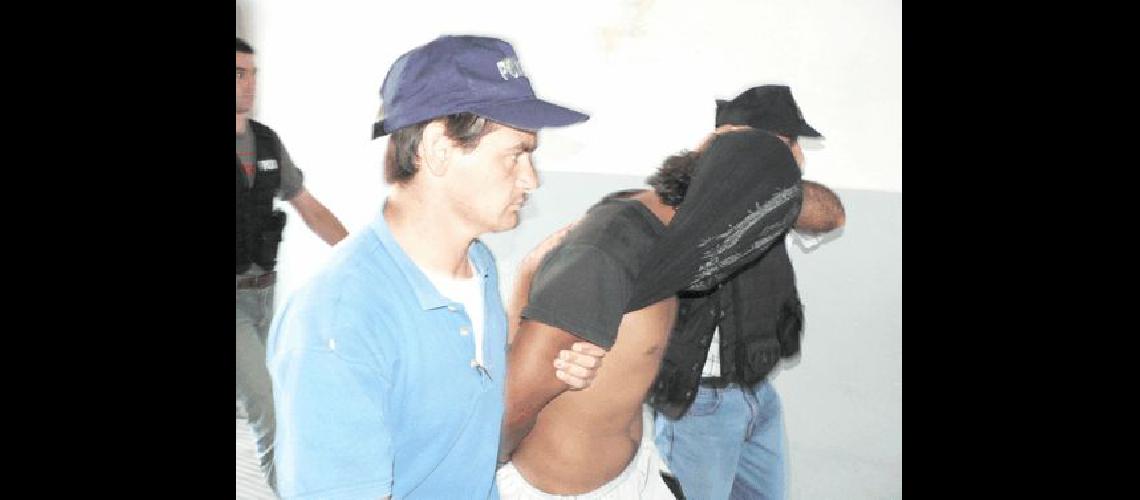 Ayer el detenido fue trasladado a Laprida Agencia