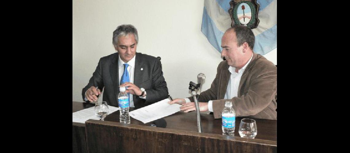 El licenciado Montoya y el intendente Fisher acordaron la firma de los convenios de cooperaciÃ³n entre ARBA y el Municipio local Agencia 