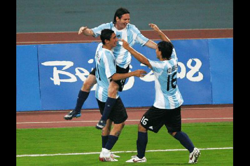 El festejo de los argentinos La selecciÃ³n jugarÃ la semifinal ante Brasil TÃ©lam 