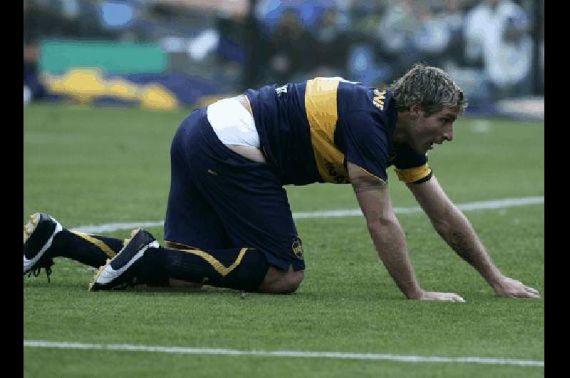 El TitÃn caÃ­do MartÃ­n Palermo sufriÃ³ ayer ante LanÃºs una grave lesiÃ³n que pone en peligro su carrera como futbolista profesional DyN 