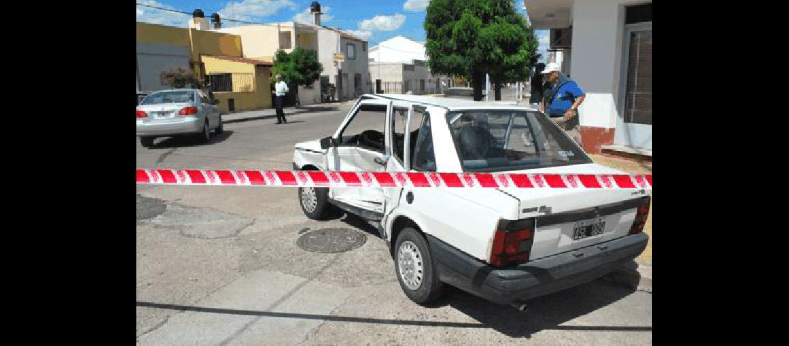 En el accidente participaron un Toyota Corolla y un Fiat Duna Lucas Pagano 