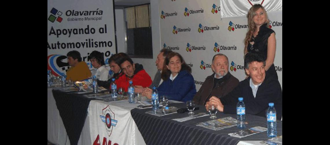 Margarita Arregui por el gobierno municipal Luis MarÃ­a CajÃ©n por el AMCO y Hugo Paoletti por APAT participaron del lanzamiento Miguelangel 