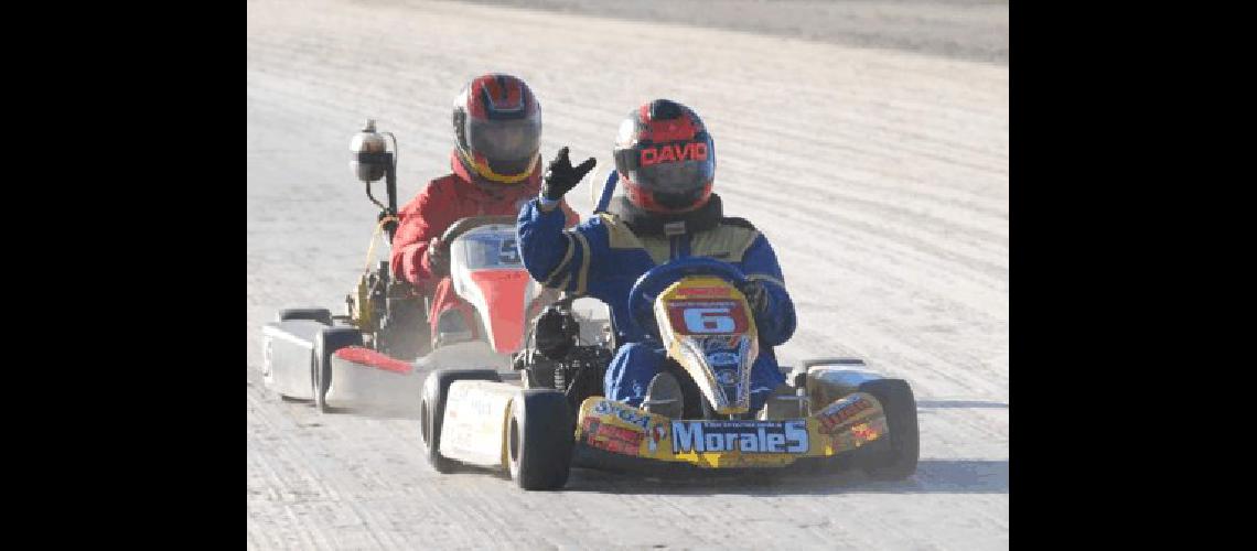 David Meunier piloto de Mayores 50 cc ensayÃ³ ayer en Laprida Miguelangel 