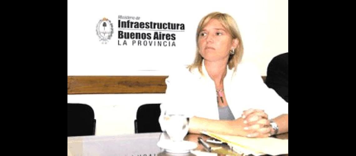 La ministra de Infraestructura Cristina Alvarez RodrÃ­guez Prensa 