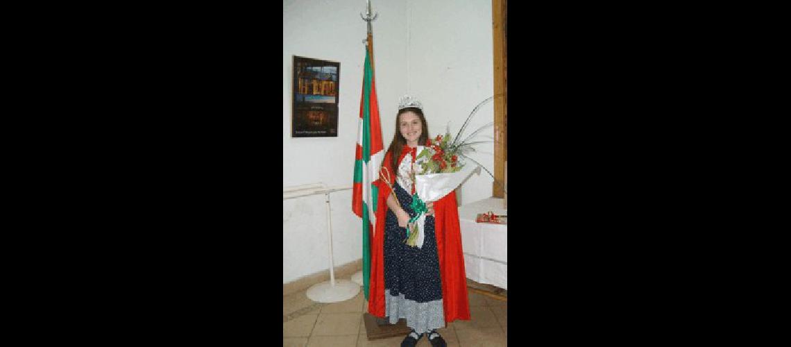 Martina Larraza Miss Centro Vasco de Laprida 2009 