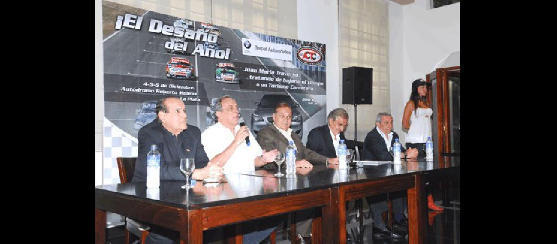 RubÃ©n Gil Bicella Juan MarÃ­a Traverso Oscar Aventin Sergio Trepat y Hugo Mazzacane en la presentaciÃ³n del DesafÃ­o del AÃ±o Prensa ACTC 