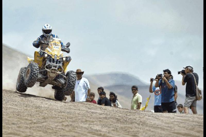 El argentino Jorge Santamarina con un Can Am llegÃ³ tercero en el tramo corrido en el desierto de Atacama AFP 