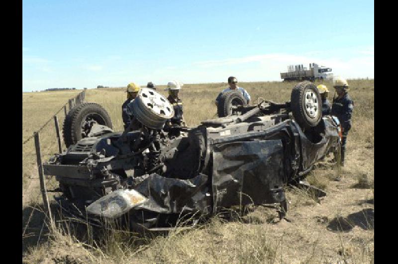 La camioneta muestra la magnitud del impacto que dejÃ³ una mujer fallecida Agencia 