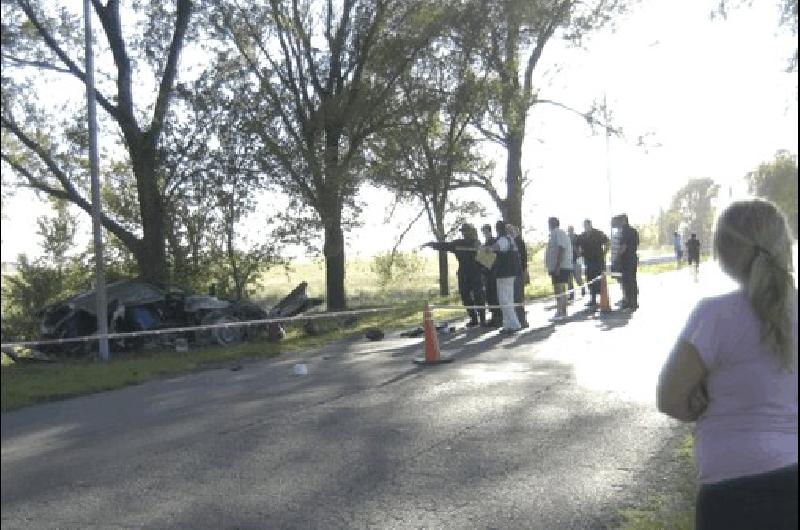 El accidente ocurriÃ³ sobre la ruta 86 en inmediaciones de la planta urbana Fotos- Agencia 