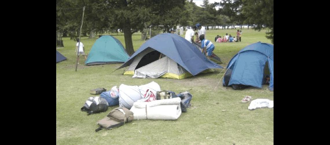 El campamento se armÃ³ cerca de la colonia Participaron unos 70 chicos de La Madrid Colina y Martinetas 