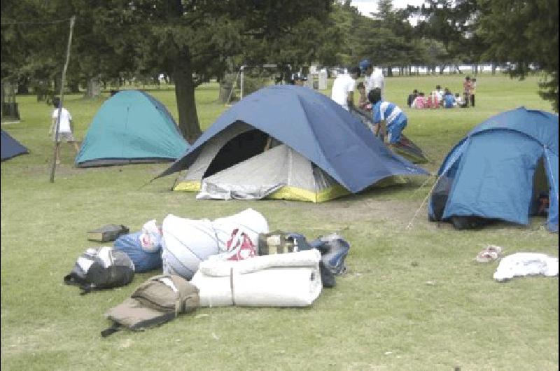 El campamento se armÃ³ cerca de la colonia Participaron unos 70 chicos de La Madrid Colina y Martinetas 