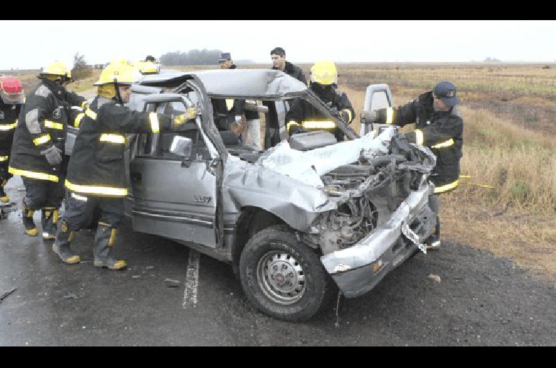 El accidente se produjo en el Paraje La Suerte Agencia Laprida