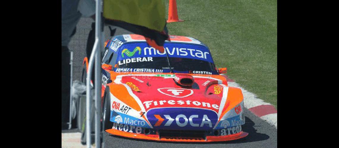 Mensaje de Fuerza Cristina del piloto marplatense Christian Ledesma en las pruebas del TC en ParanÃ� TÃ©lam 