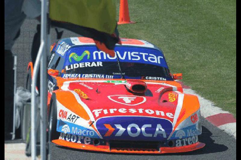 Mensaje de Fuerza Cristina del piloto marplatense Christian Ledesma en las pruebas del TC en ParanÃ� TÃ©lam 