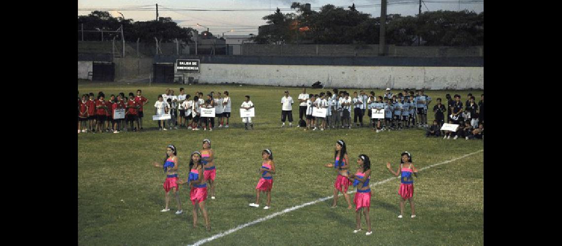 El acto inaugural se realizarÃ en el estadio JosÃ© Buglione Martinese de Racing A Club Carlos RamÃ­rez 