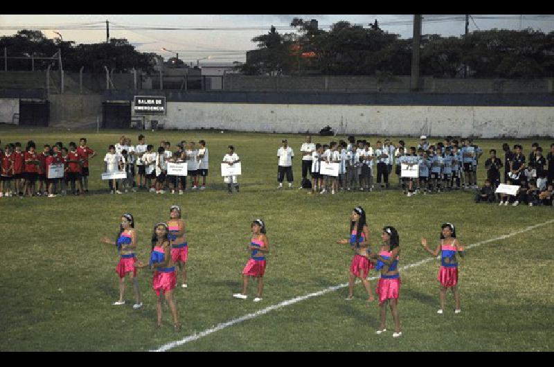 El acto inaugural se realizarÃ en el estadio JosÃ© Buglione Martinese de Racing A Club Carlos RamÃ­rez 