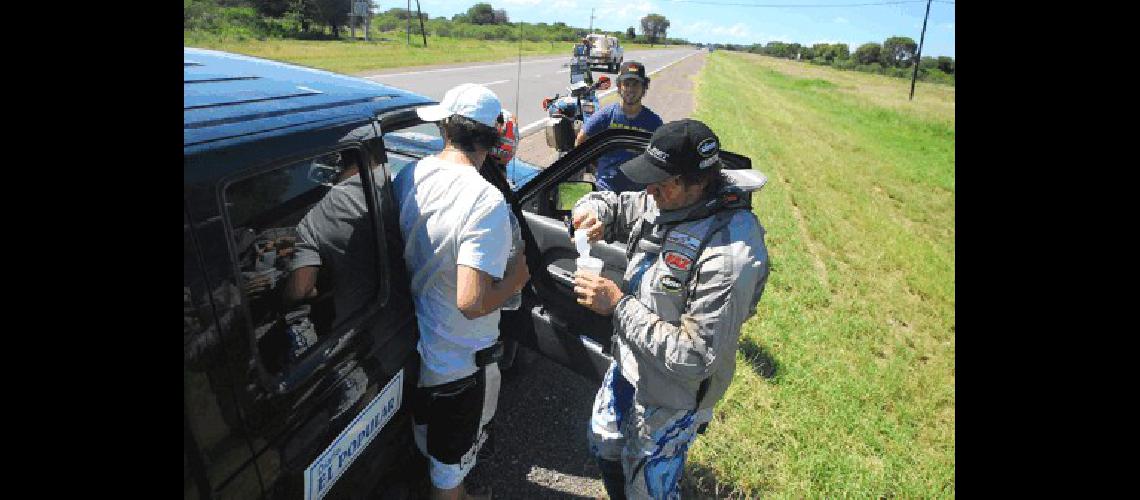 EL POPULAR colaborÃ³ con Barbery Me dieron de tomar y comer algo para hidratarme y seguir contÃ³ Fotos Lucas Pagano 