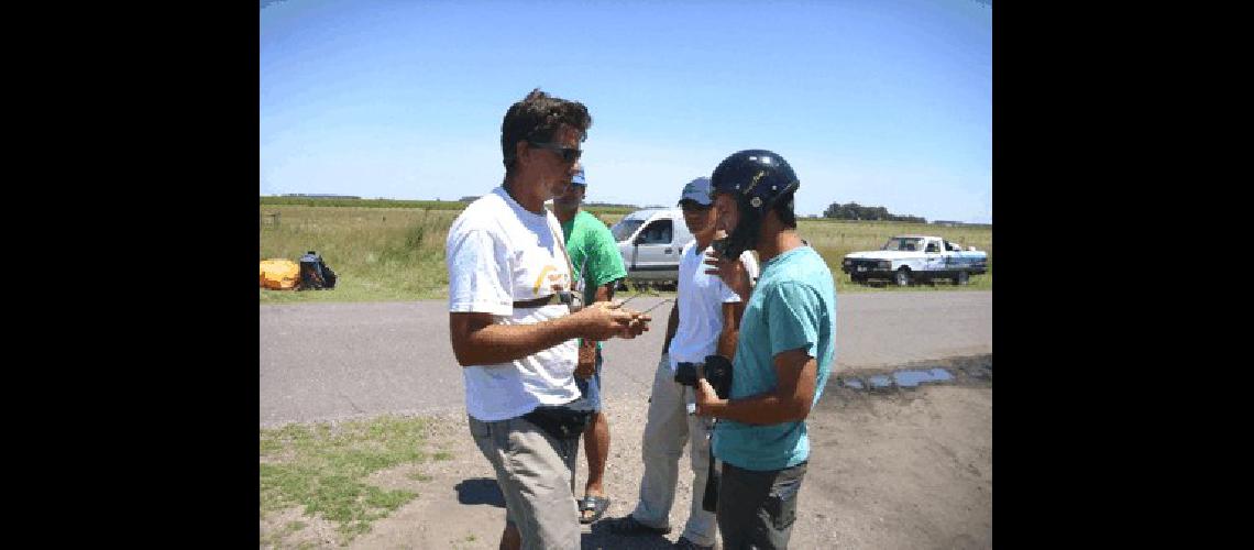 Minutos antes de emprender el vuelo Gentileza Patricia Francone