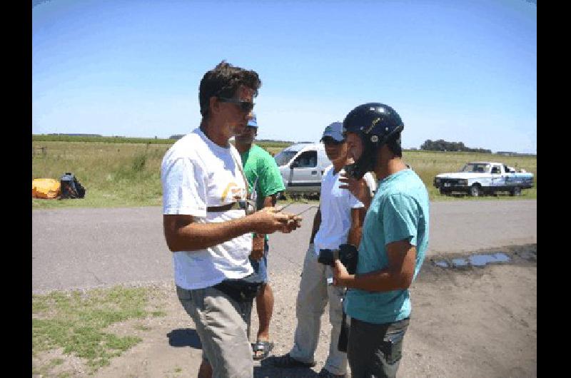 Minutos antes de emprender el vuelo Gentileza Patricia Francone