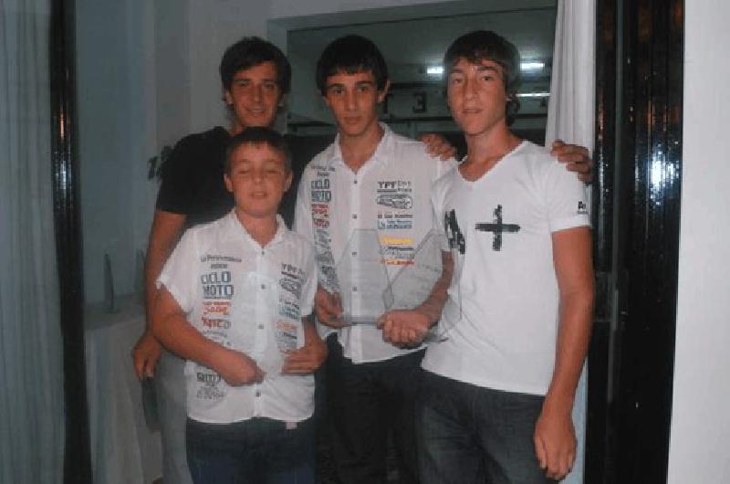 Los cuatro campeones de karting de la APPK concurrieron a la fiesta Fotos Miguelangel 