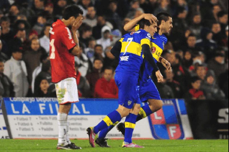 Con un gol agÃ³nico de Mouche Boca venciÃ³ 1-0 a Newells en Rosario TÃ©lam 