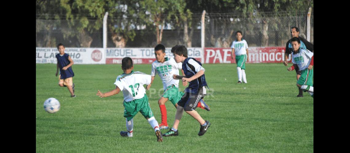 Pasaje del primer amistoso jugado ante equipos de Jorge Newbery 