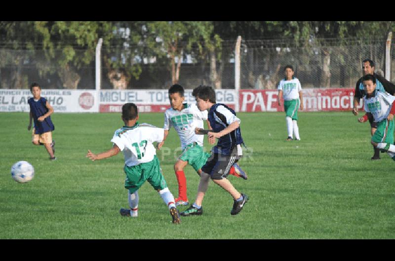 Pasaje del primer amistoso jugado ante equipos de Jorge Newbery 