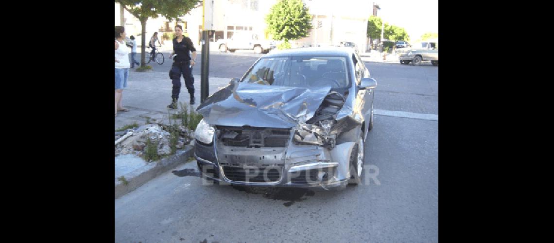 Uno de los choques ocurriÃ³ en ColÃ³n y Lamadrid 