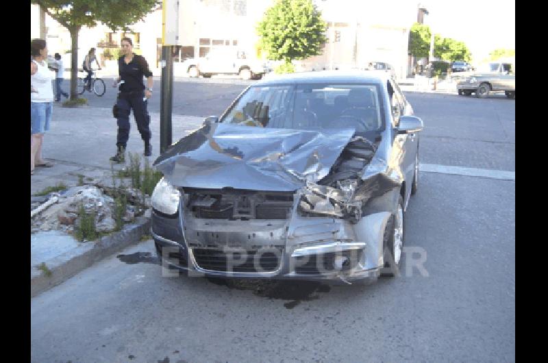 Uno de los choques ocurriÃ³ en ColÃ³n y Lamadrid 