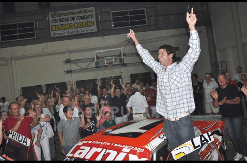 Dale campeÃ³n dale campeÃ³n es el grito que siguiÃ³ toda la noche a NicolÃ�s Pezzucchi Fotos Carlos RamÃ­rez 