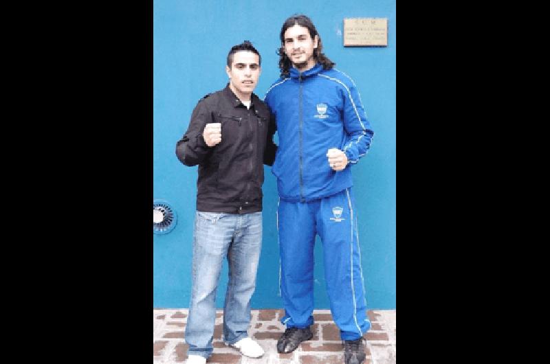 Kevin DÃ­az y su entrenador Diego Franco Archivo 