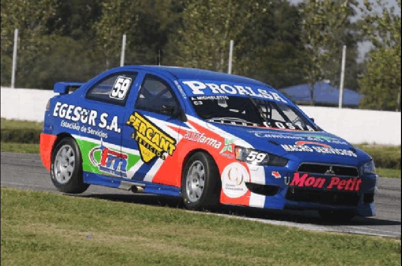 Ariel Micheletto a bordo del Mitsubishi Lancer logrÃ³ la pole position Prensa APAT 