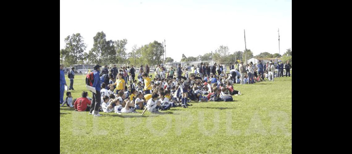 MÃ�s de 300 chicos de entre 6 y 11 aÃ±os participaron del encuentro de organizado por Racing 