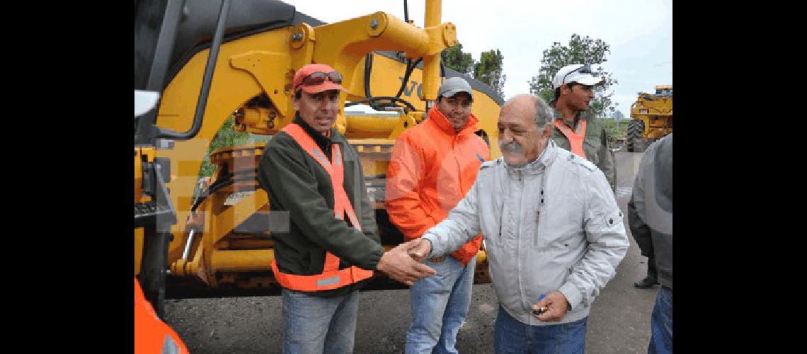 El mandatario destacÃ³ la durabilidad y calidad de las tareas 