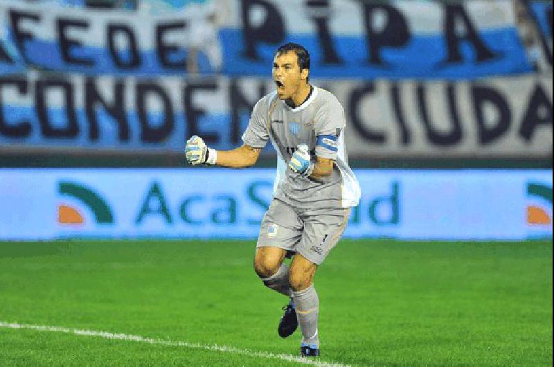 SebastiÃn Saja de penal convirtiÃ³ el segundo gol de Racing TÃ©lam 