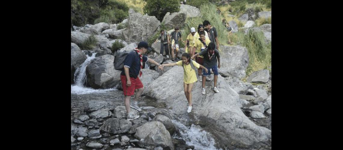 Los integrantes del grupo recorrieron las bellezas naturales de San Luis 