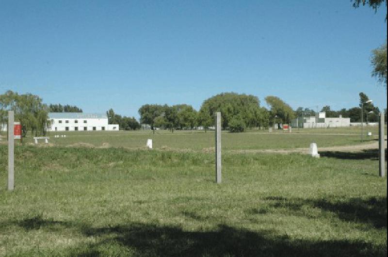 Comenzaron los trabajos para realizar el perimetrado del Polideportivo de General la Madrid Agencia 