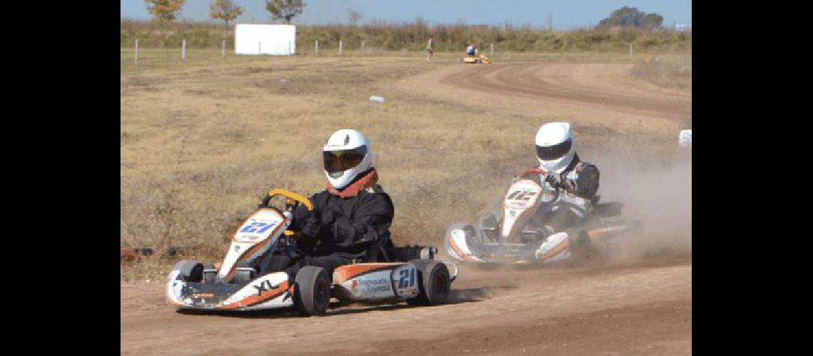 El kartÃ³dromo de Laprida siempre muestra grandes espectÃ�culos 