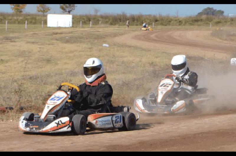 El kartÃ³dromo de Laprida siempre muestra grandes espectÃ�culos 