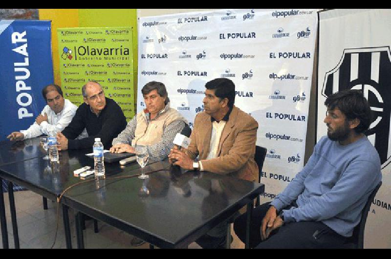 En la conferencia de prensa estuvieron representantes de El POPULAR Medios del Club Estudiantes y del Gobierno Municipal 