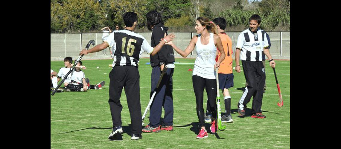 Lucha jugÃ³ un picÃ³n con los varones 