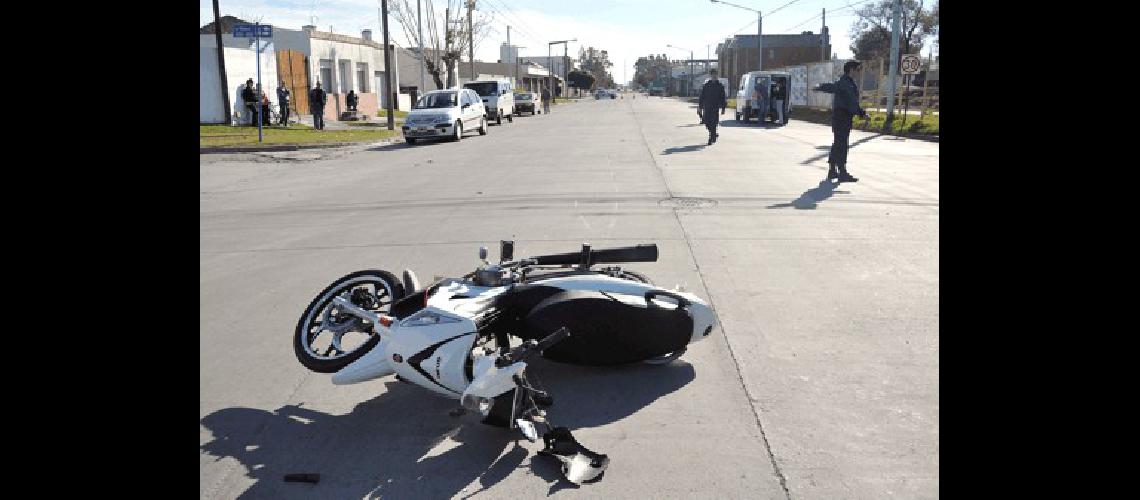 En Lamadrid y Trabajadores la vÃ­ctima del domingo fue un motociclista 