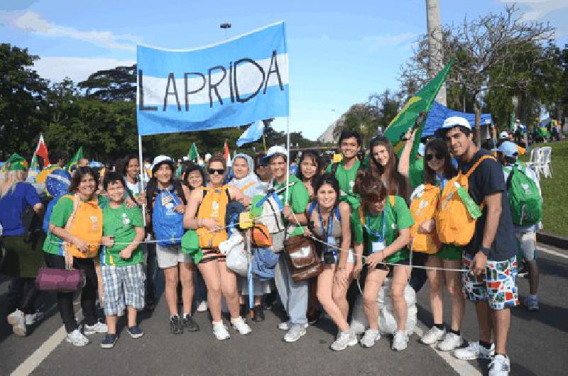 La delegaciÃ³n de Laprida durante su estada en RÃ­o de Janeiro (Brasil) 