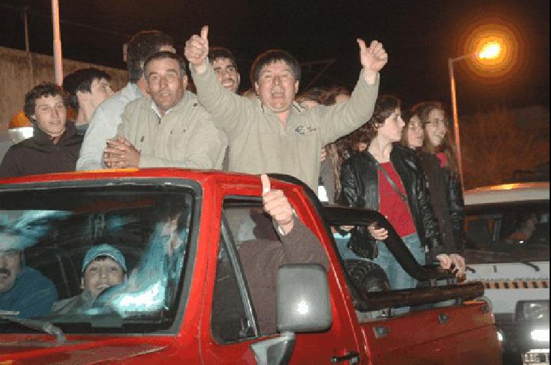 Carlos Morante encabezÃ³ la caravana del triunfo del Frente Todos por La Madrid 