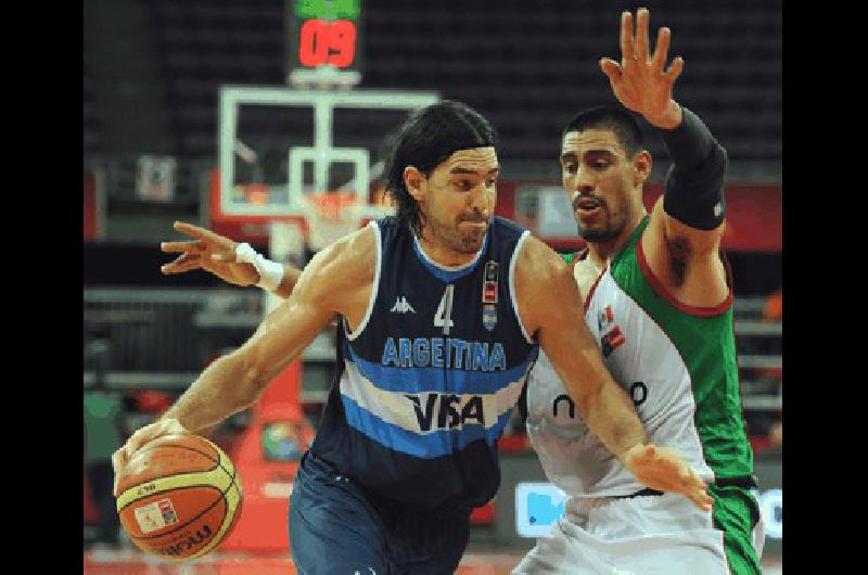 Luis Scola fue ayer la figura del equipo argentino 