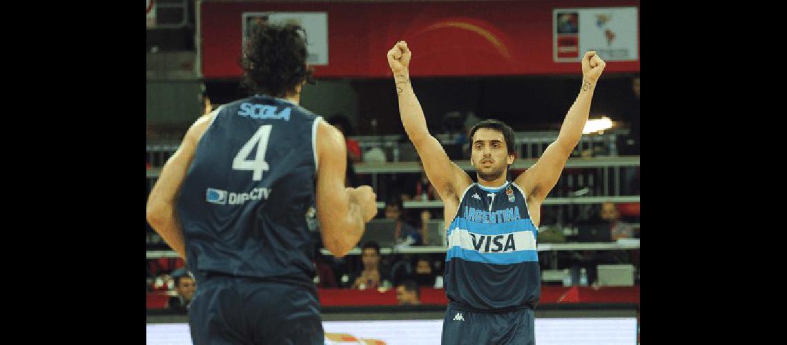 Luis Scola y Facundo Campazzo las figuras de la Argentina en el Premundial 