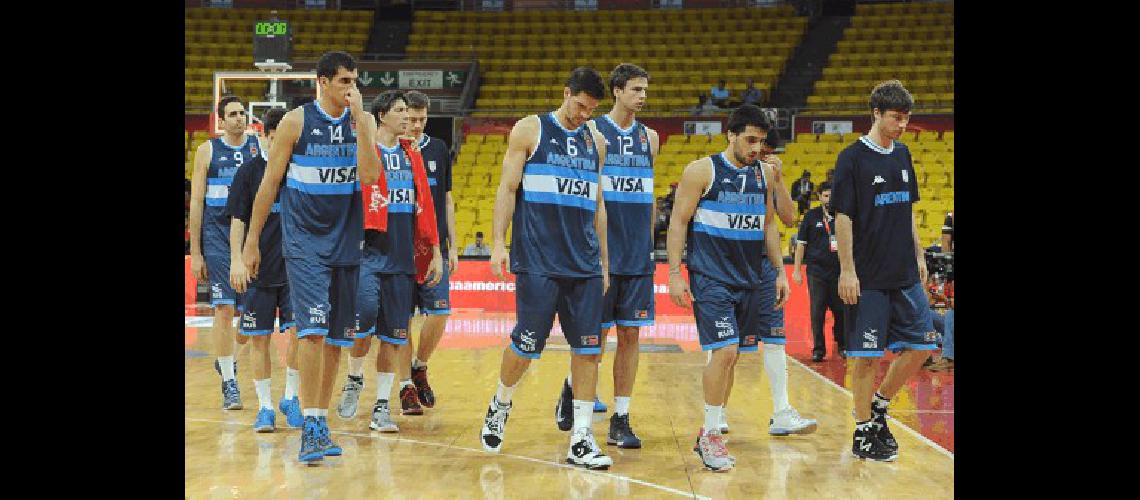 El equipo argentino se va cabizbajo QuedÃ³ al margen de la final y hoy irÃ por el tercer puesto 